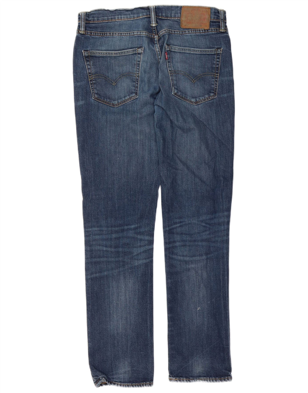 Levi's Hombre 511 Slim Jeans W32 L32 Algodón Azul Marino