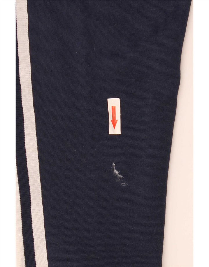 Adidas - Sudadera con capucha para hombre con cremallera gráfica, talla pequeña, poliéster azul marino