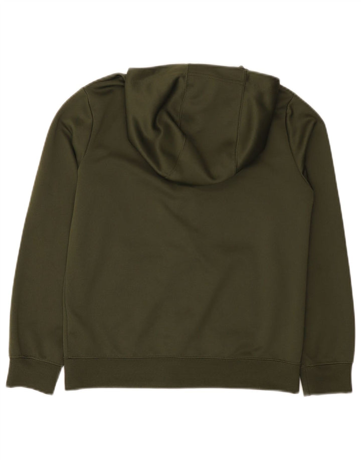 Nike Sudadera con capucha y cremallera para niños 10-11 años Mediano Caqui Poliéster
