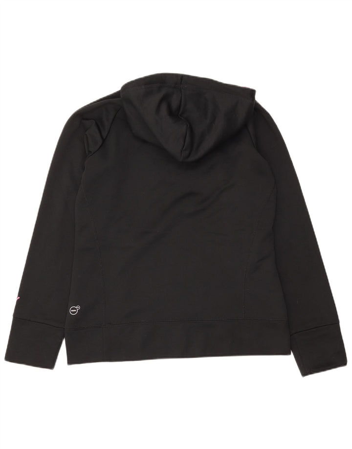 PUMA Sudadera con capucha gráfica para mujer Reino Unido 12 Mediano Negro Poliéster