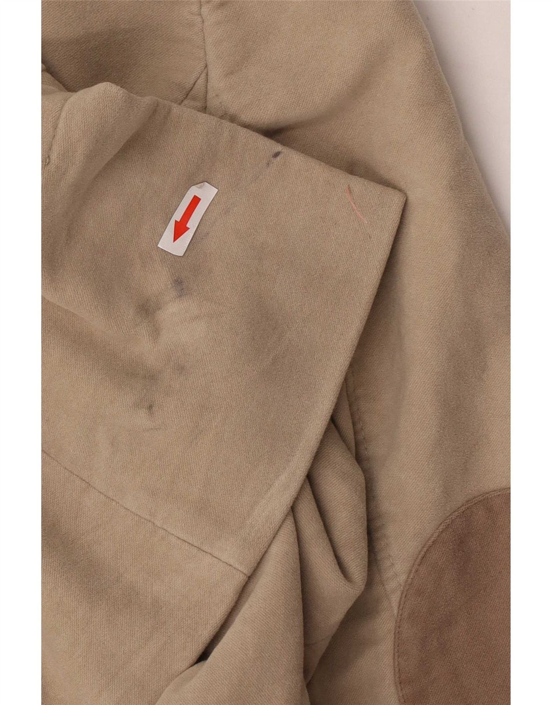 Boden Chaqueta tipo blazer de 2 botones para mujer Reino Unido 46 Grande Algodón beige
