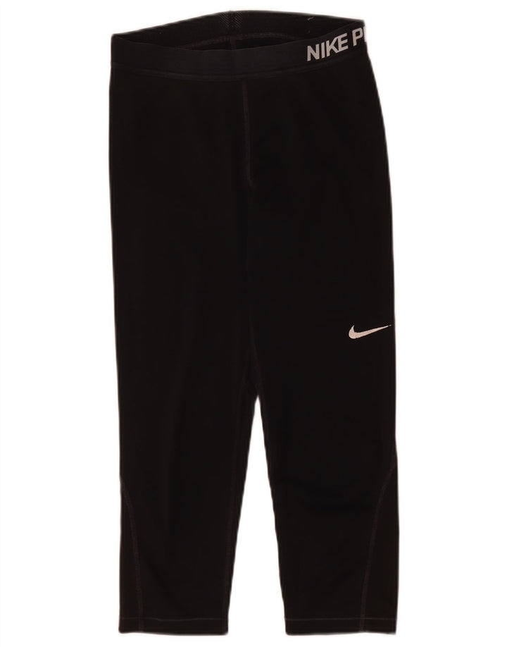 Nike - Leggings capri gráficos para mujer, talla 40, talla M, color negro