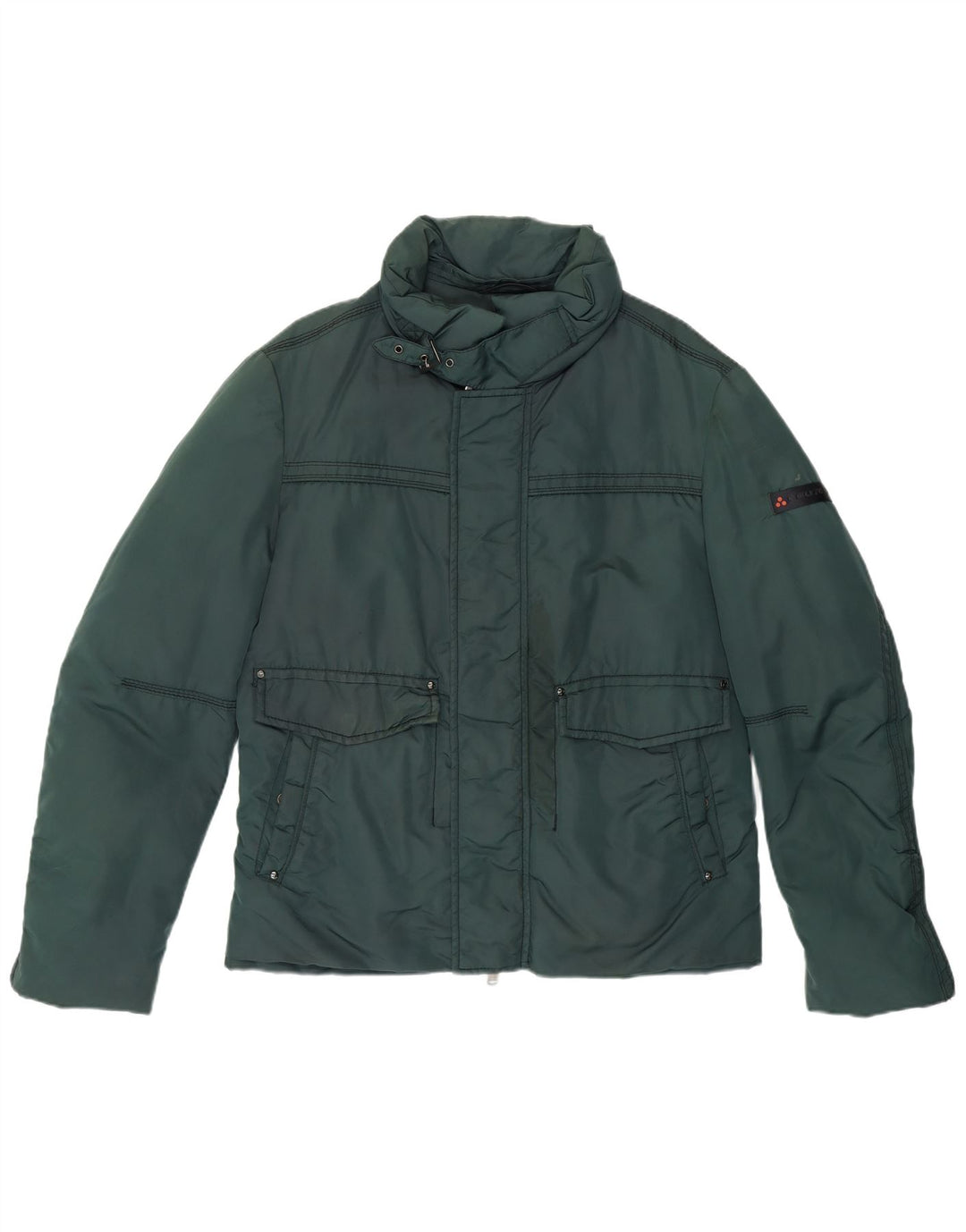PEUTEREY Chaqueta acolchada para hombre EU 52 Grande Poliamida verde