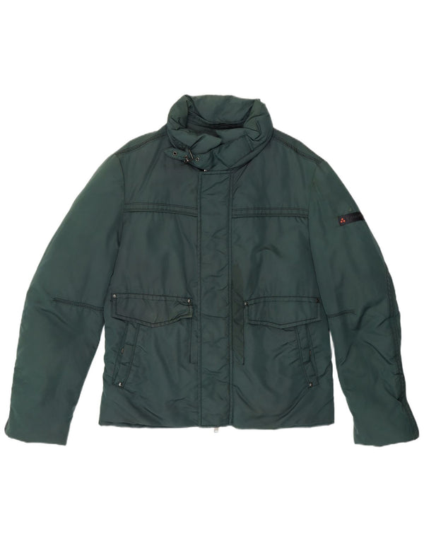 PEUTEREY Chaqueta acolchada para hombre EU 52 Grande Poliamida verde