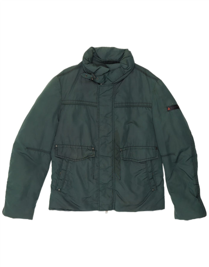 PEUTEREY Chaqueta acolchada para hombre EU 52 Grande Poliamida verde