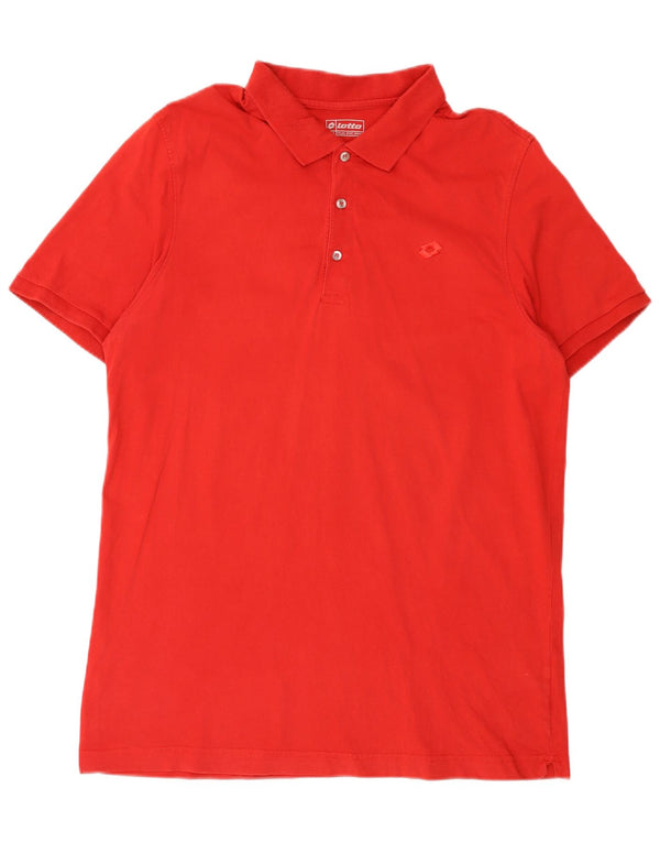 Polo Lotto Hombre 3XL Algodón Rojo