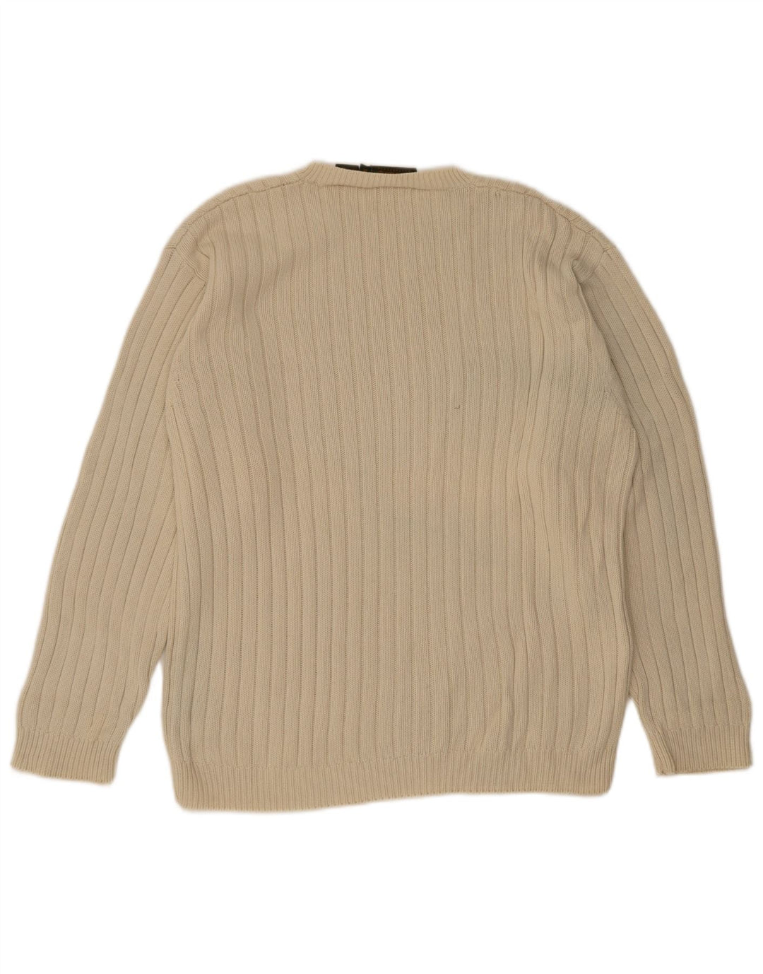 Timberland Jersey De Cuello Redondo Para Hombre Jersey De Algodón Beige Medio