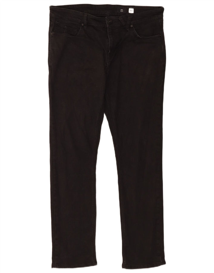 Vaqueros pitillo para hombre Volcom W36 L32 Algodón negro