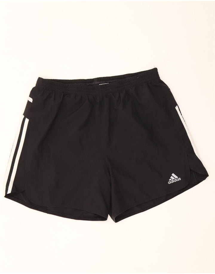 Adidas Mens Climalite Sport Shorts Grande Negro Poliéster