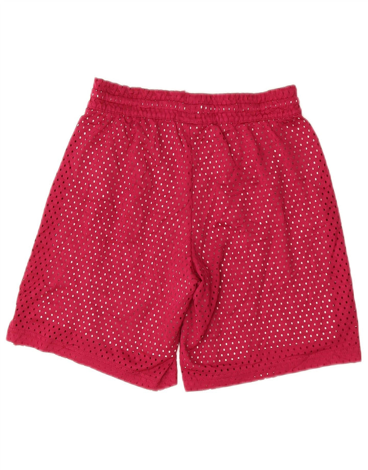 Nike Pantalones cortos deportivos Dri Fit para niñas 12-13 años Poliéster granate grande