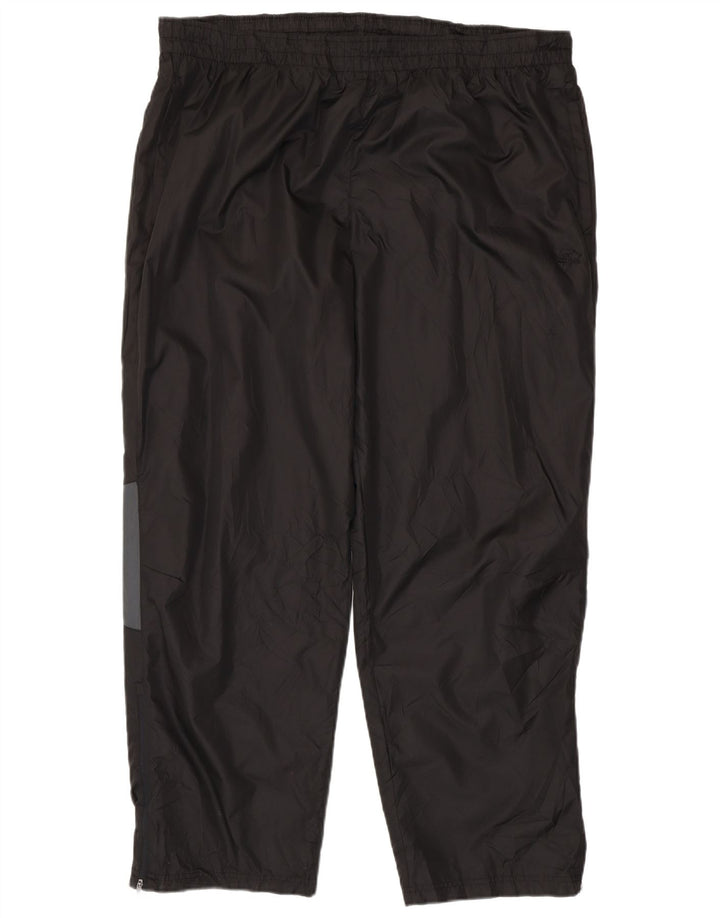STARTER Mens Tracksuit Trousers 2XL  Black Colourblock Polyester