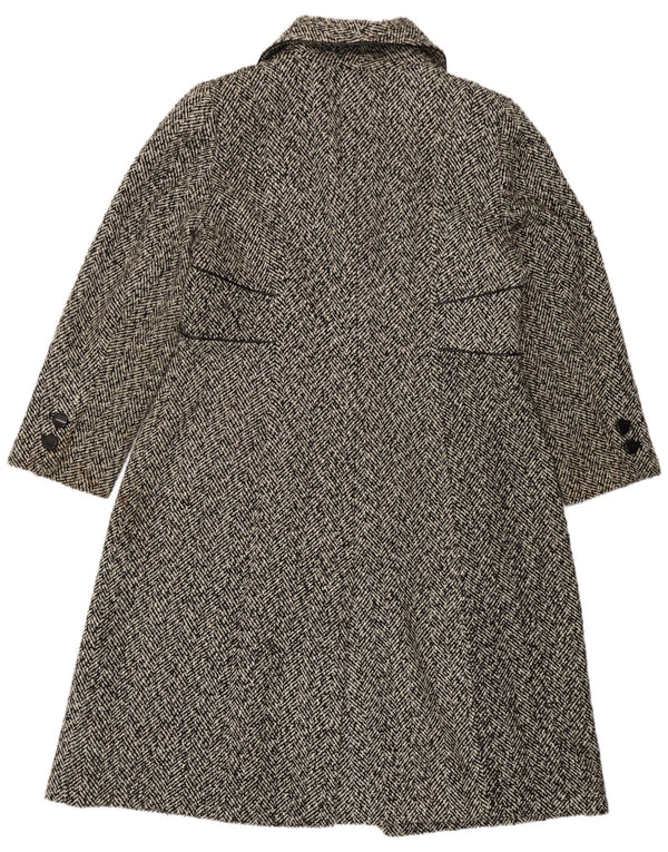 Jacques Vert Abrigo para mujer UK 40 XL Poliéster en espiga negro