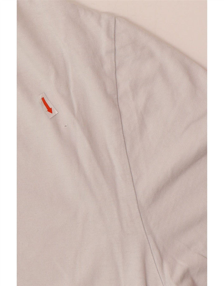 ADIDAS Camiseta Gráfica Hombre Top XL Algodón Blanco