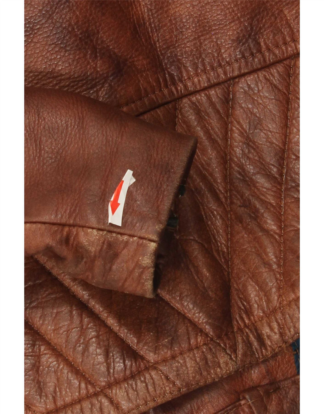 Easyriders Chaqueta motera de cuero para hombre UK 36 Small Brown
