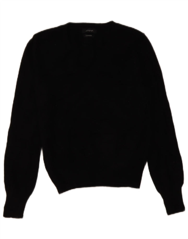 Marks & Spencer Suéter de Cuello Redondo Autograph para Mujer UK 8 Small Negro