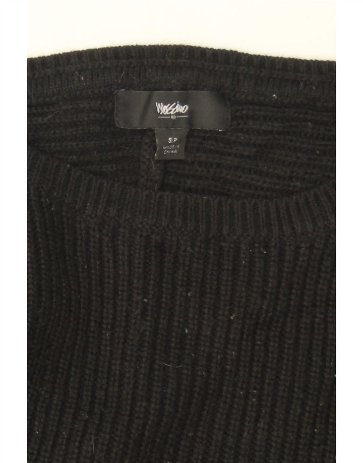 MOSSIMO Womens Oversized Crew Neck Jumper Sweater UK 10 Small Black Vintage Mossimo and Second-Hand Mossimo from Messina Hembry 