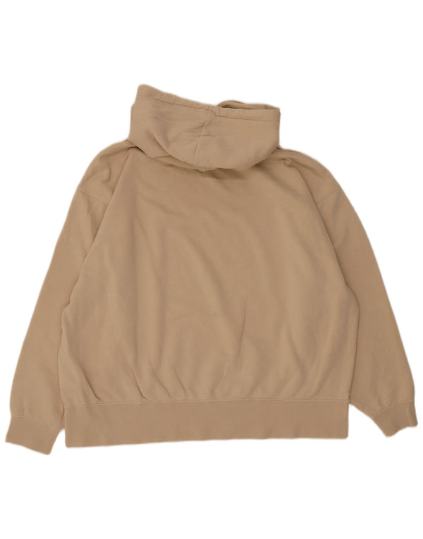Nike Sudadera con capucha holgada para hombre XL Algodón beige