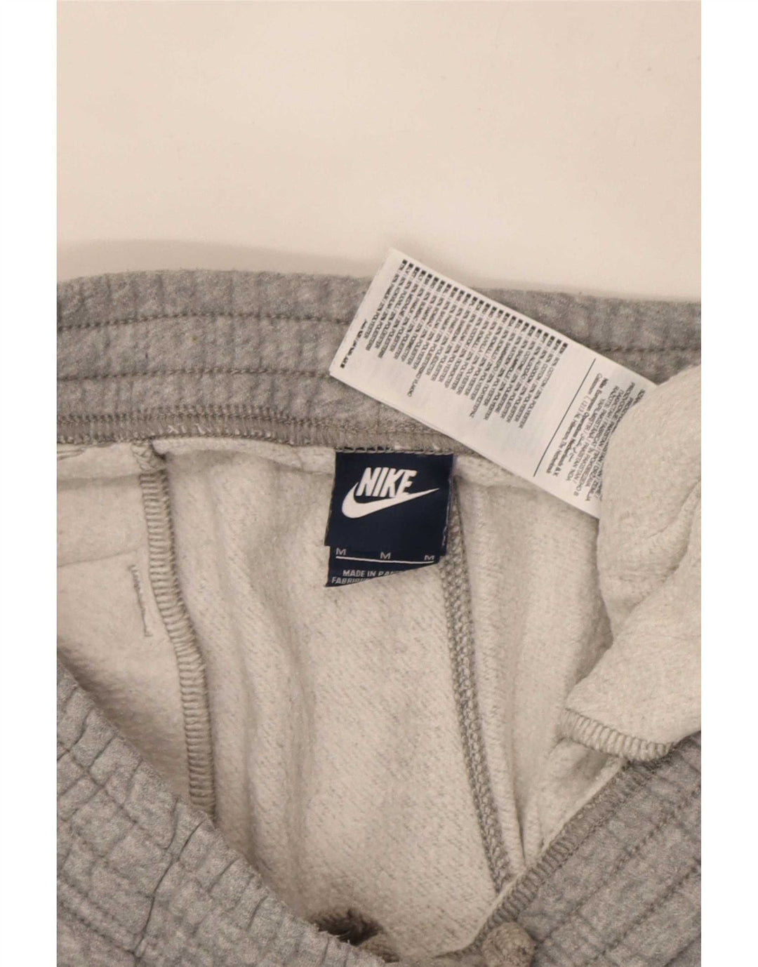 Pantalón De Chándal Nike Hombre Gris Medio Algodón