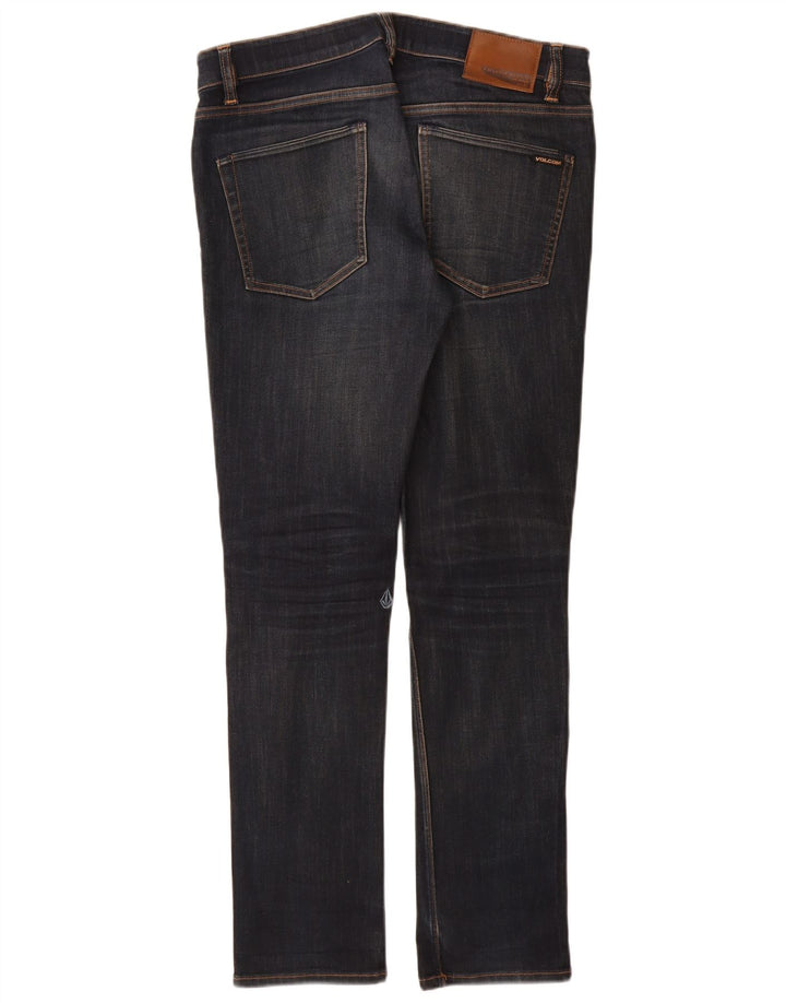 Vaqueros pitillo para mujer Volcom W32 L31 Algodón azul marino