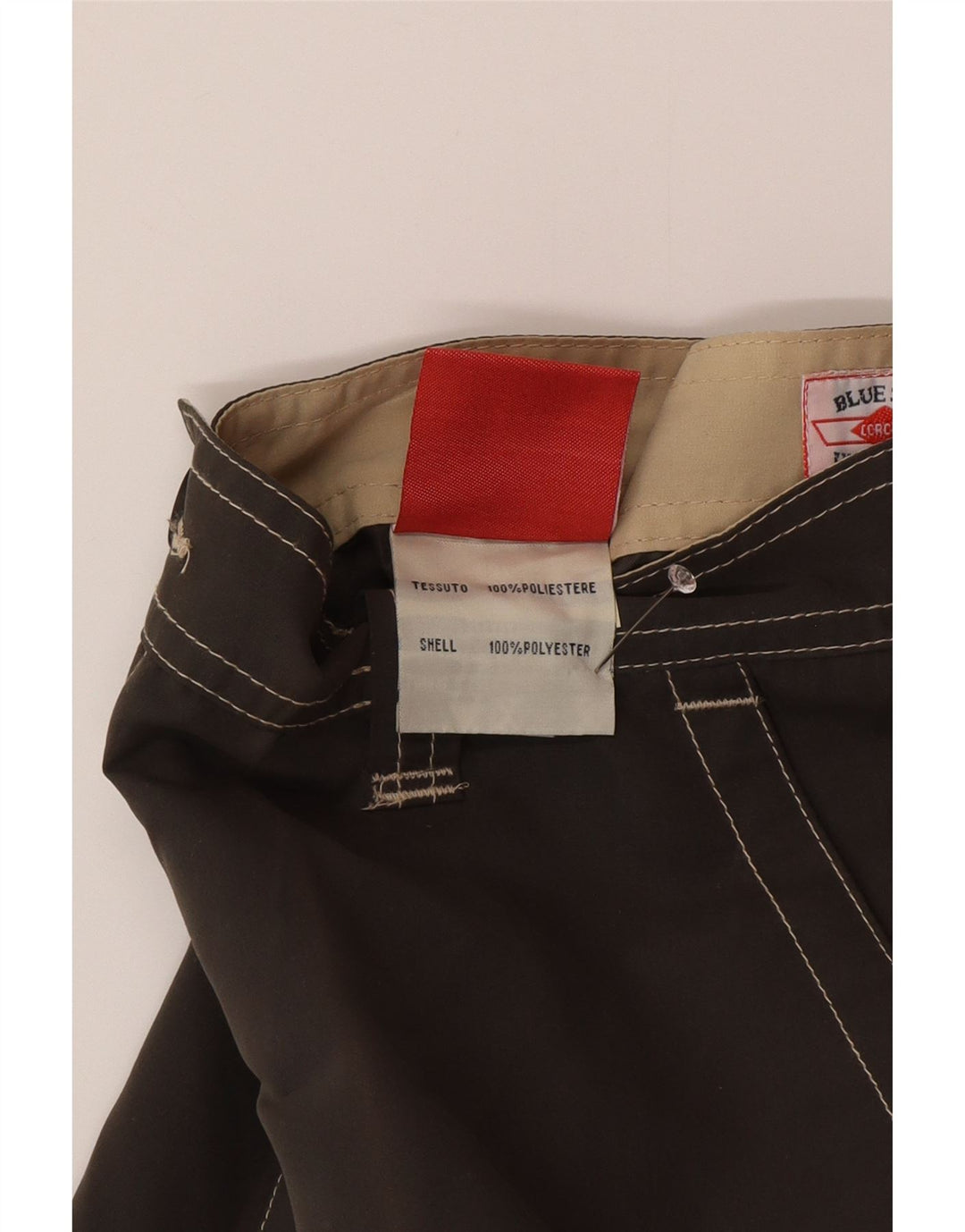 Pantalones cortos cargo para hombre Blue Side grandes W34 poliéster gris