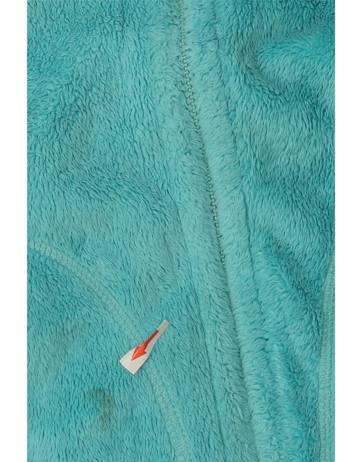 Jack Wolfskin Chaqueta polar para mujer UK 44 Poliéster azul medio