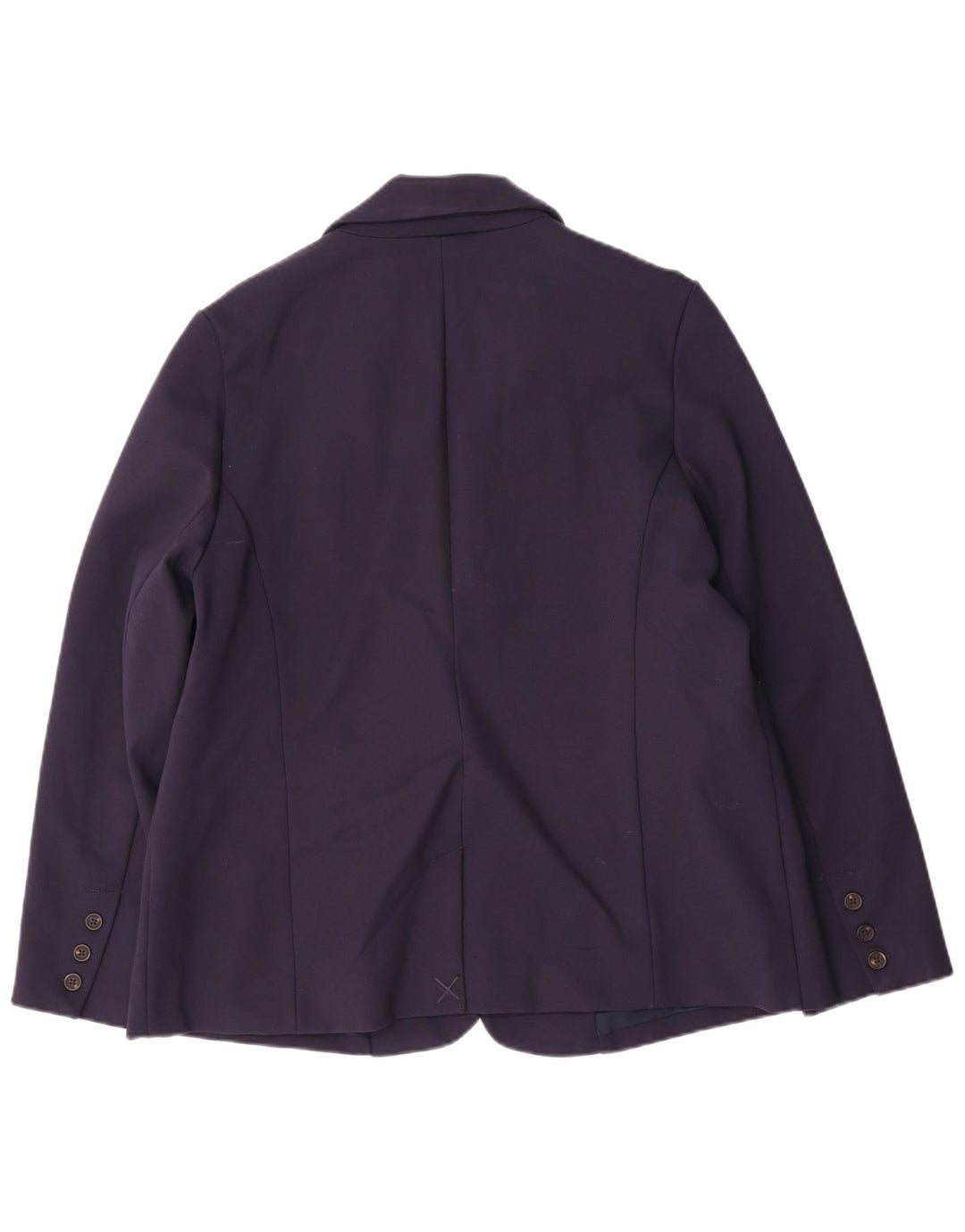 Crew Clothing Chaqueta tipo blazer de 2 botones para mujer UK 46 Large Viscosa azul marino