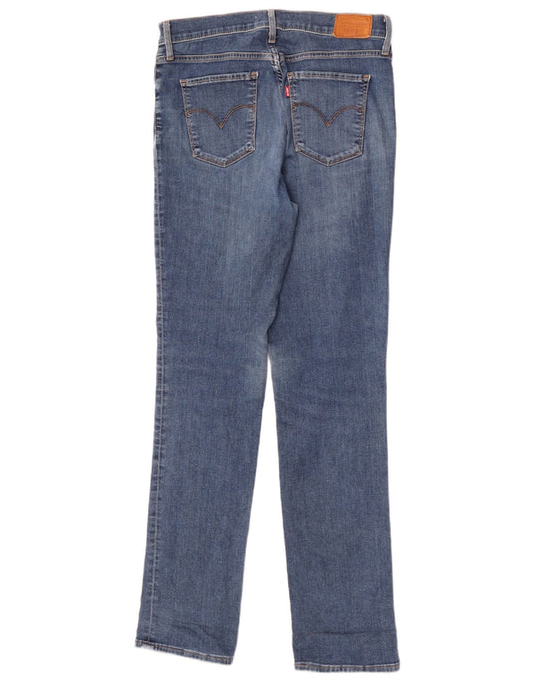 Levi's Mujer 724 Vaqueros Rectos De Tiro Alto W30 L32 Algodón Azul
