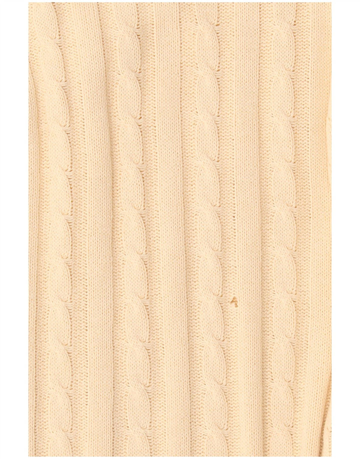 North Pole Jersey con cuello en V para hombre, color beige medio