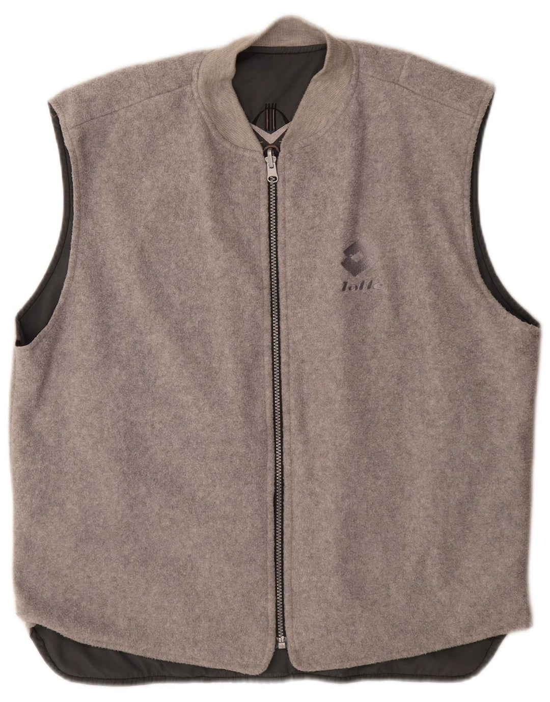 Lotto Chaleco Reversible Gráfico para Hombre UK 40 Grande Poliéster Negro