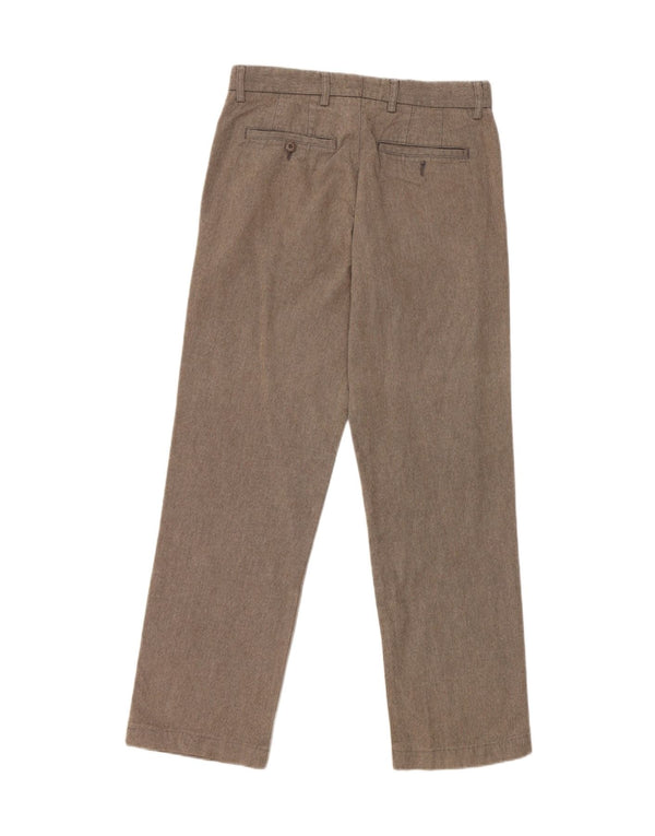 Zara Pantalón chino recto para hombre EU 40 Medium W31 L30 Poliéster gris