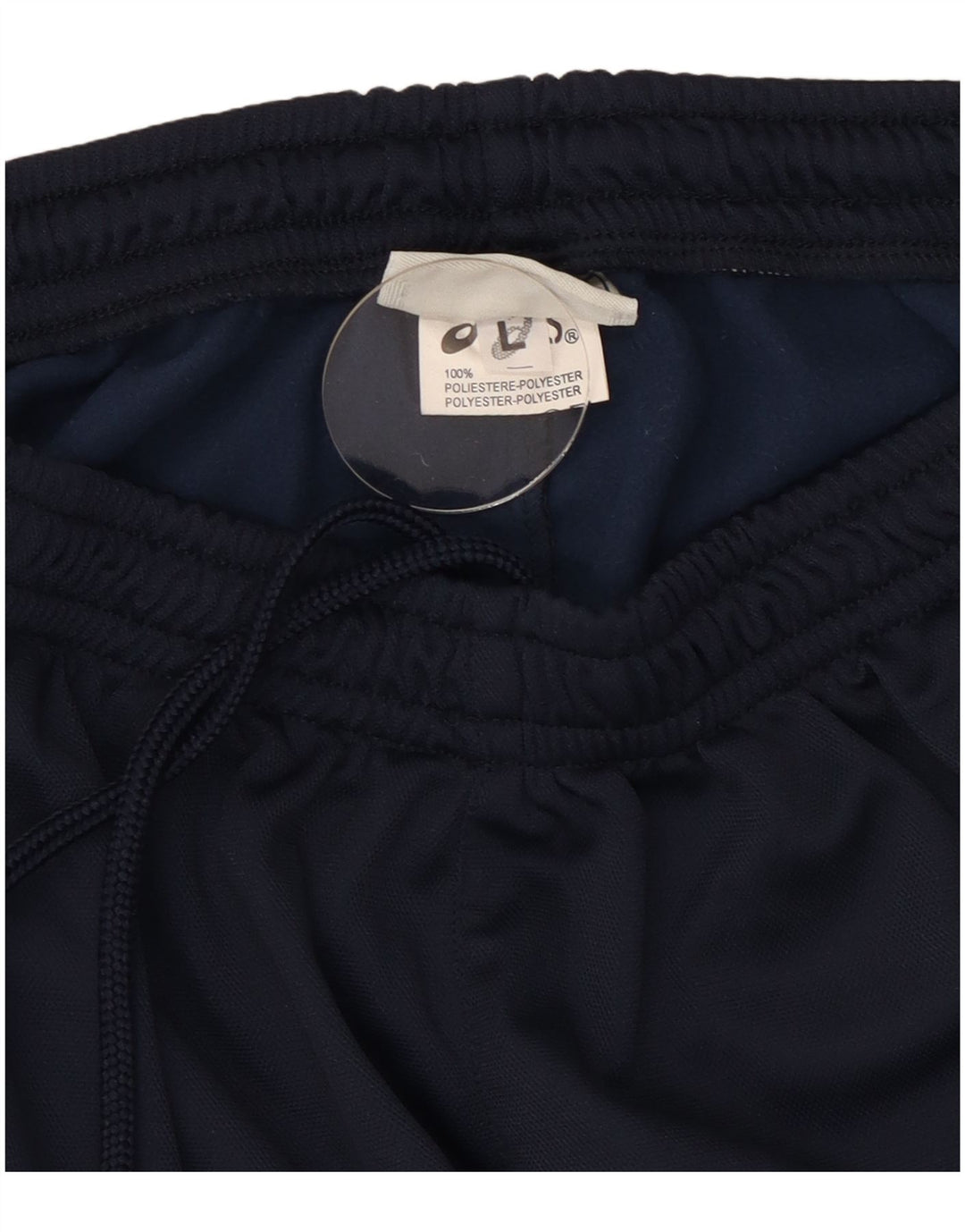 Asics Pantalón De Chándal Para Hombre Grande Azul Marino Colorblock Poliéster
