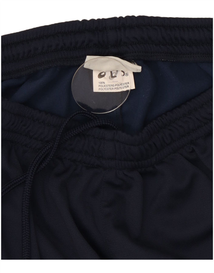 Asics Pantalón De Chándal Para Hombre Grande Azul Marino Colorblock Poliéster