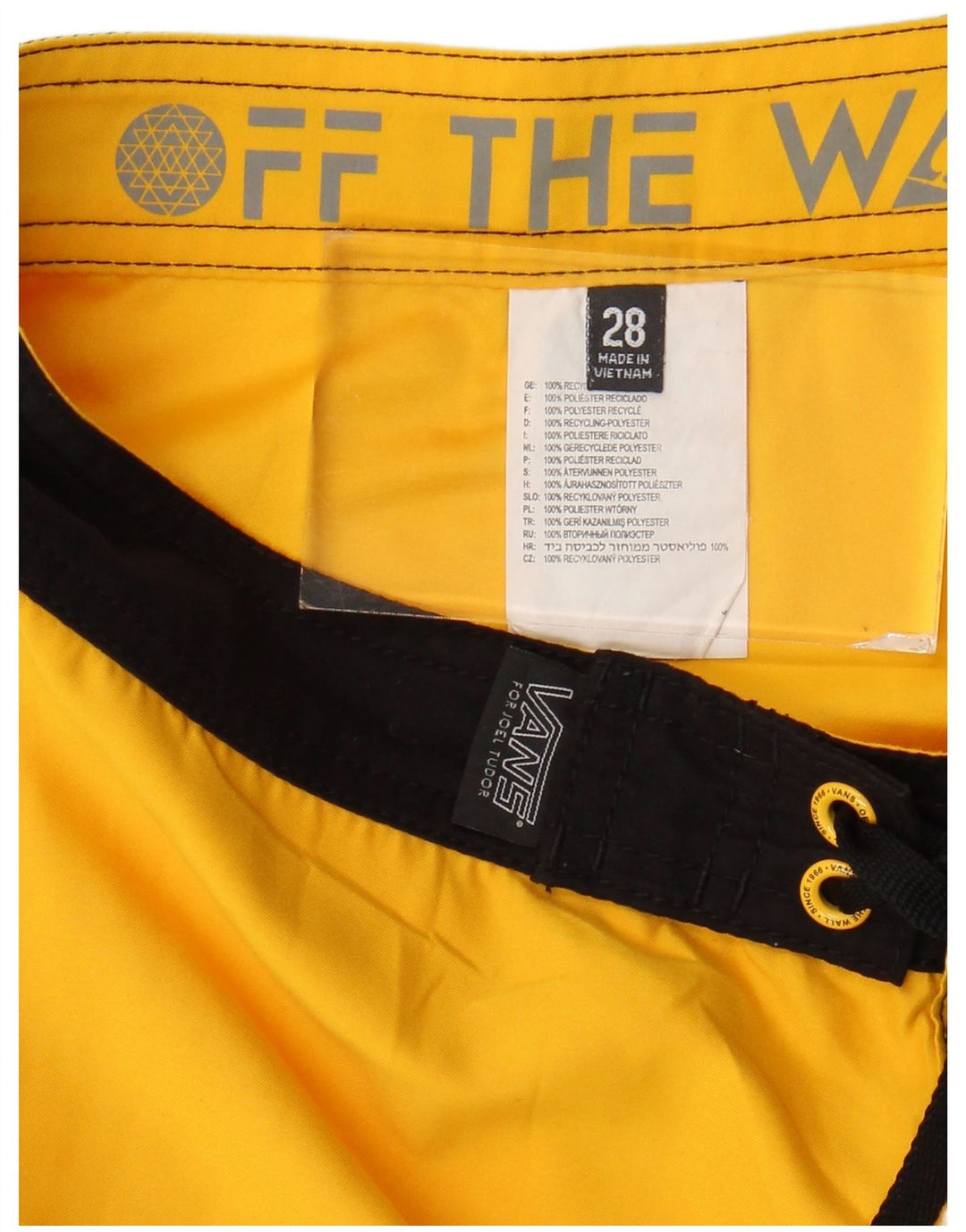 Bañador Vans Hombre Small Yellow Colorblock Poliéster