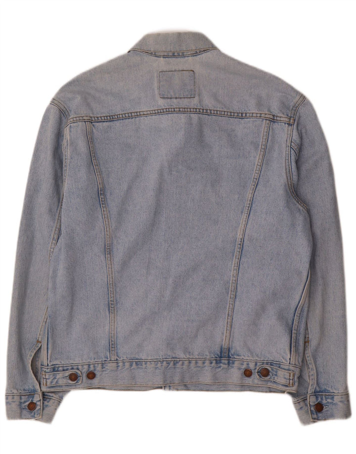 Chaqueta Vaquera para Hombres Levi's Reino Unido 40 Grande Azul Algodón