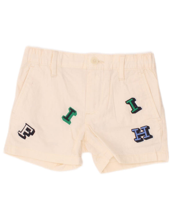 Tommy Hilfiger Pantalones cortos chinos gráficos para bebés 12-18 meses W20 Algodón beige
