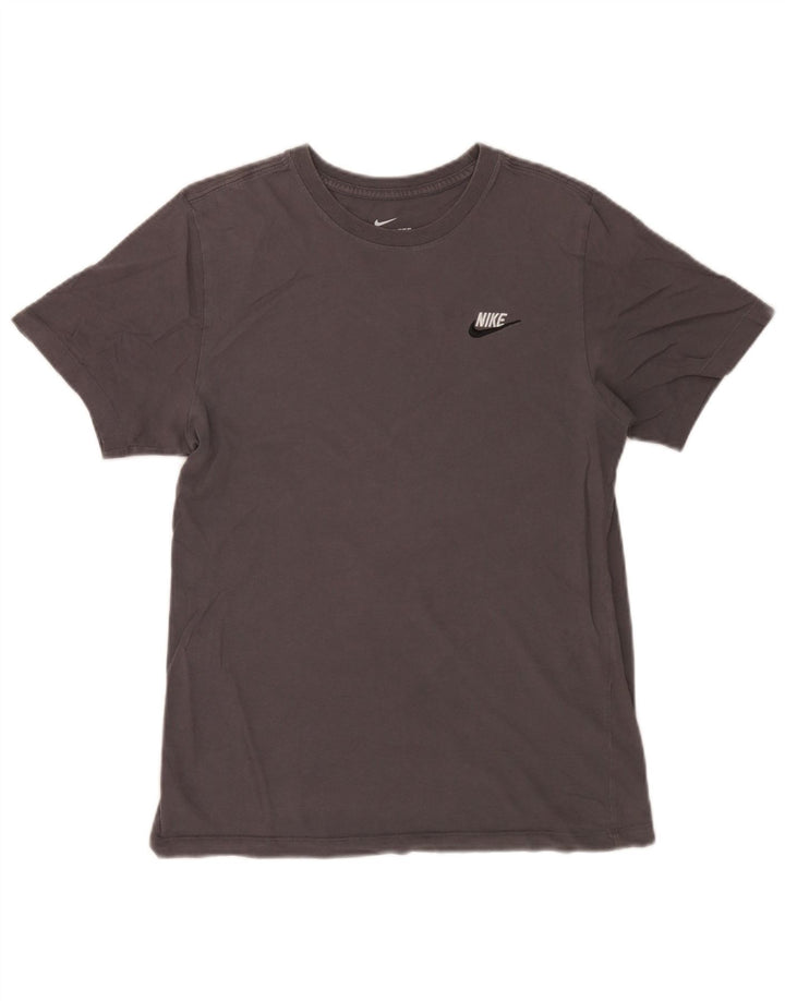 Camiseta Nike Hombre Top Small Gris Algodón