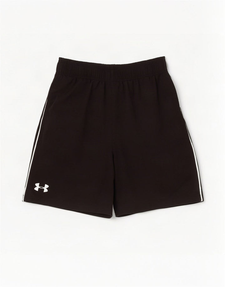 Under Armour Shorts deportivos con gráficos para hombre, color negro mediano
