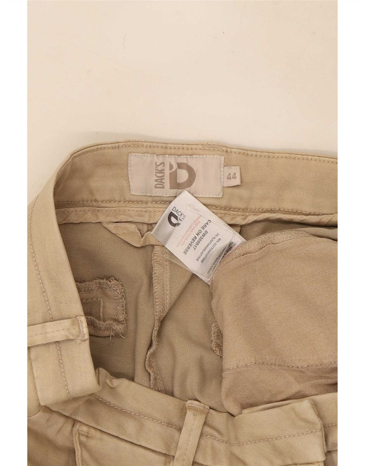 Dack's Pantalones cortos chinos para mujer IT 44 Medium W32 Algodón beige