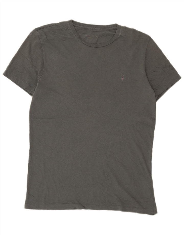 Camiseta All Saints Hombre Top Algodón Verde Medio