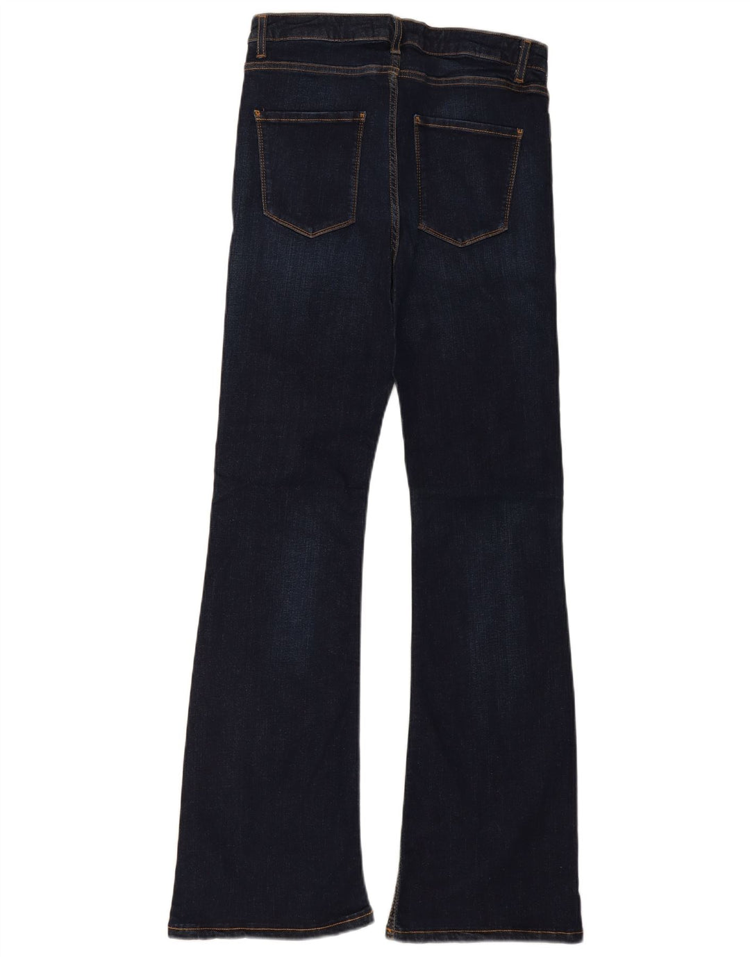 Zara Vaqueros Slim Acampanados para Mujer EU 40 Medium W30 L32 Azul Marino Algodón