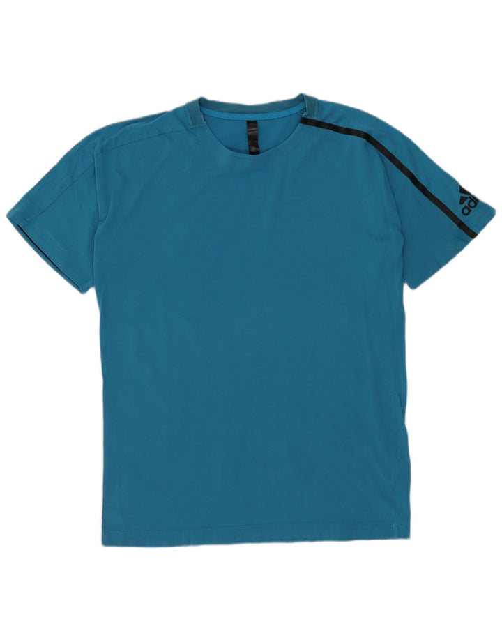 ADIDAS Camiseta Hombre Top Small Azul Algodón