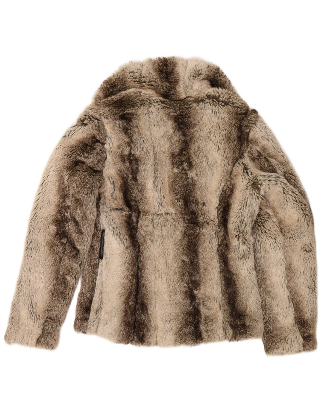 STAR BY JULIEN MACDONALD Womens Jacket UK 8 Small Beige Animal Print