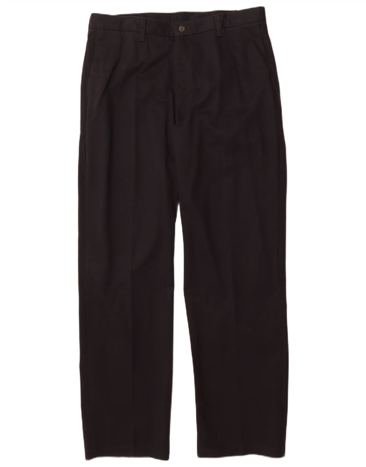 Pantalones chinos rectos Lee para hombre W36 L32 Algodón negro