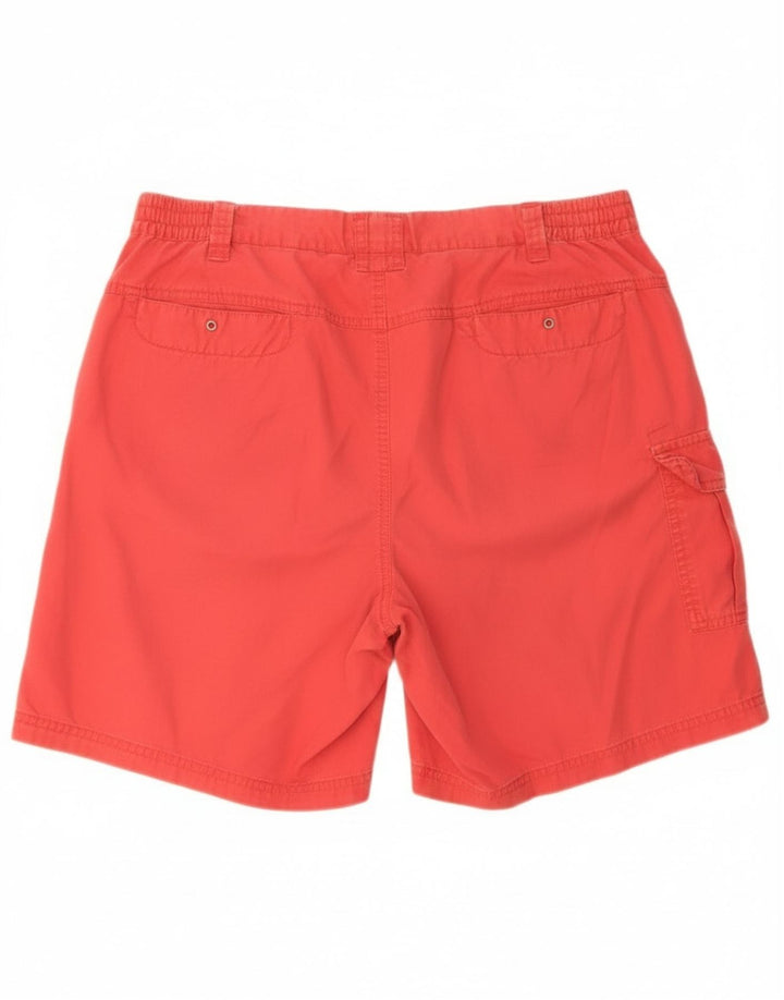 Columbia Shorts Cargo Mujer Grande W36 Algodón Rojo