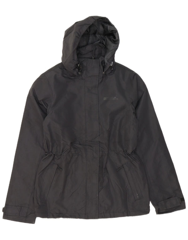 Chaqueta impermeable con capucha para mujer Mountain Warehouse UK 6 XS Poliéster negro