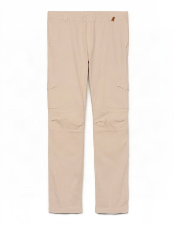 Zara Mens Slim Chino Pantalones EU 46 XL W36 L32 Lino Blanco