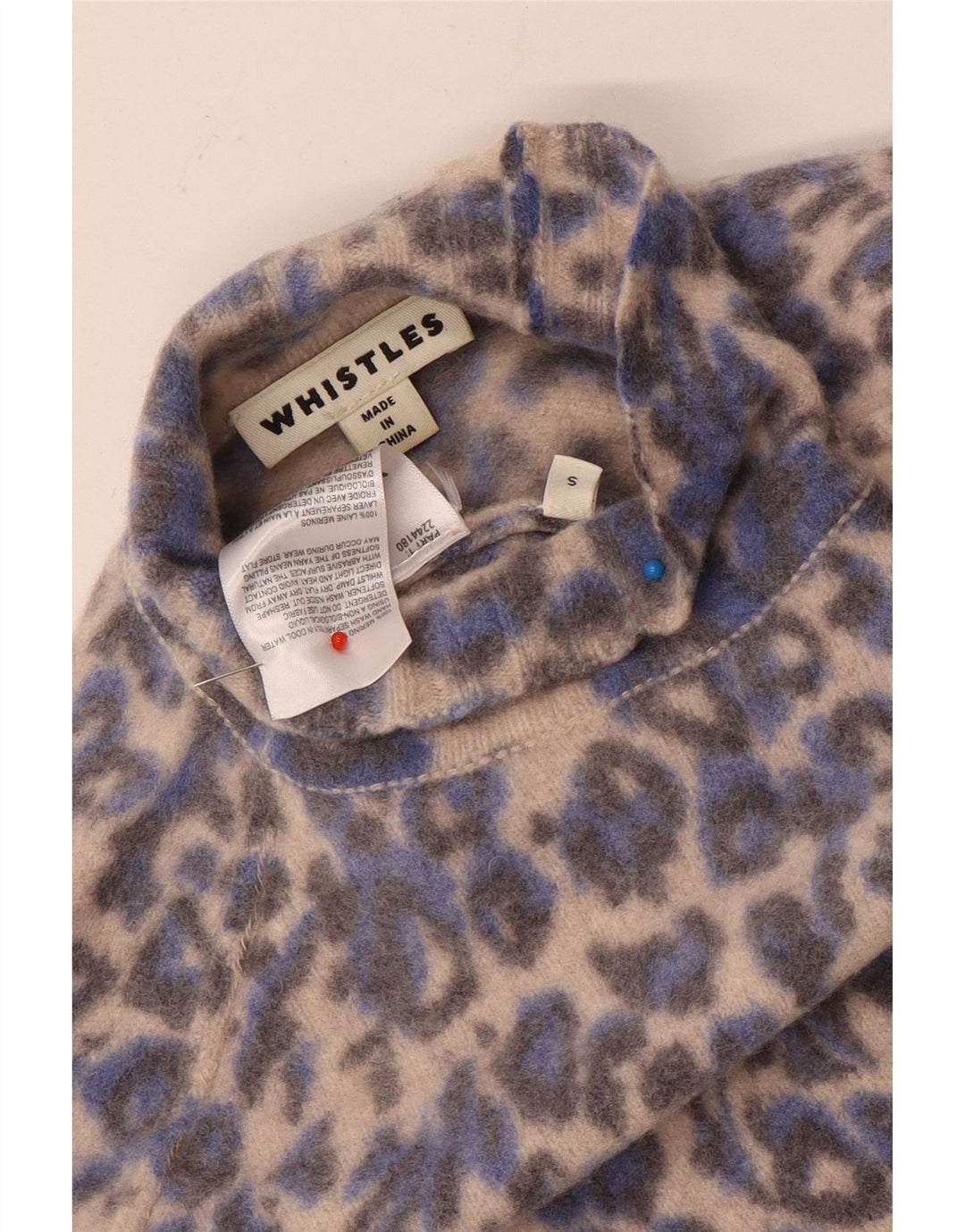 Whistles Jersey con cuello alto para mujer, talla S, multicolor