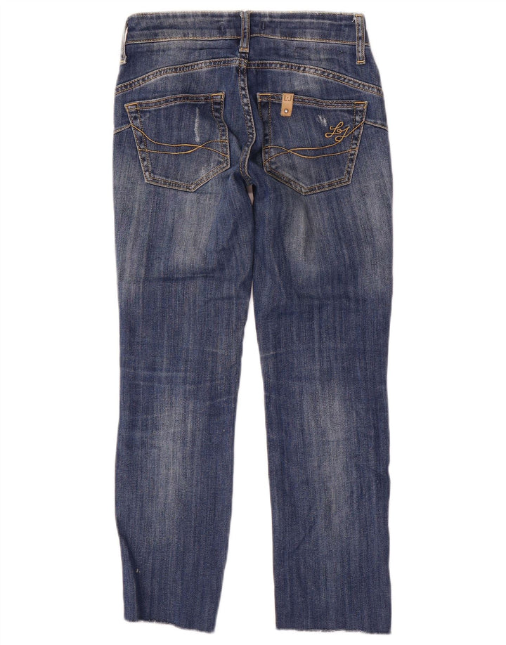 Vaqueros Cortos Desgastados Mujer Liu Jo W24 L24 Azul