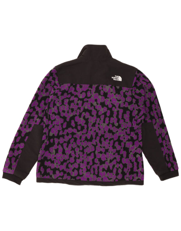 THE NORTH FACE Chaqueta polar para mujer UK 46 Large Purple Animal Print