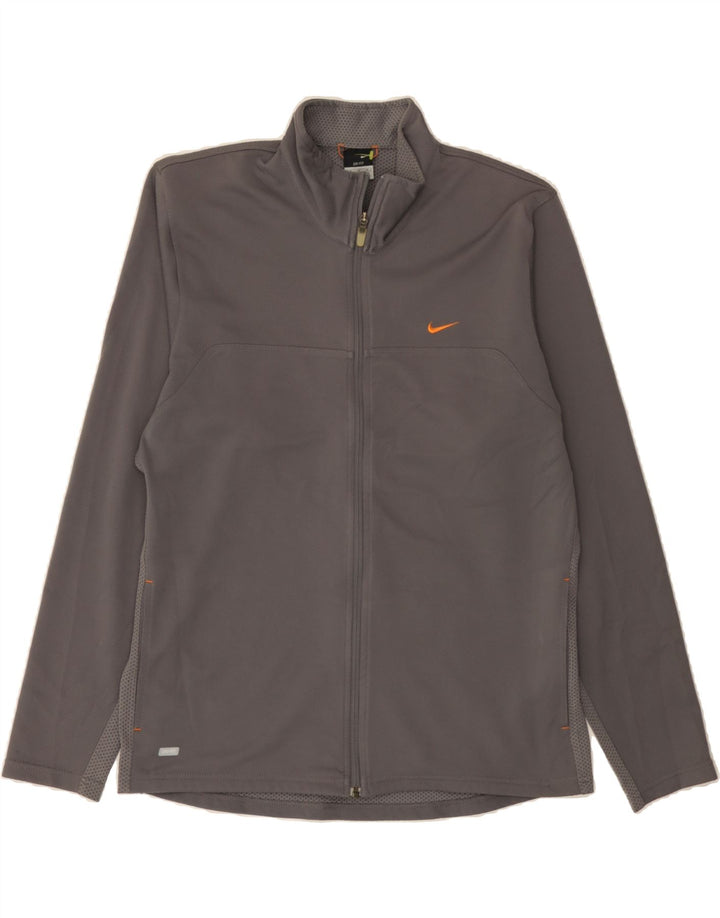 NIKE Mens Dri Fit Tracksuit Top Jacket Medium Grey Polyester Vintage Nike and Second-Hand Nike from Messina Hembry 